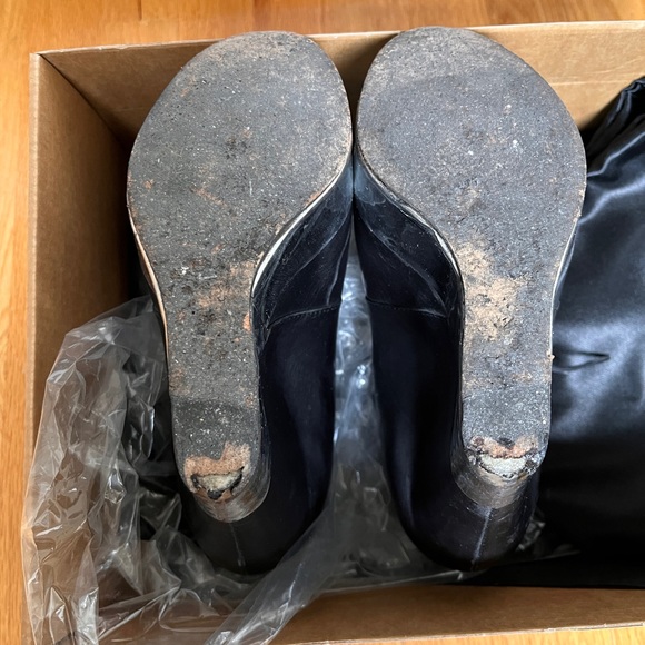 ACNE Atacoma Black Iconic Wedge - Picture 5 of 8